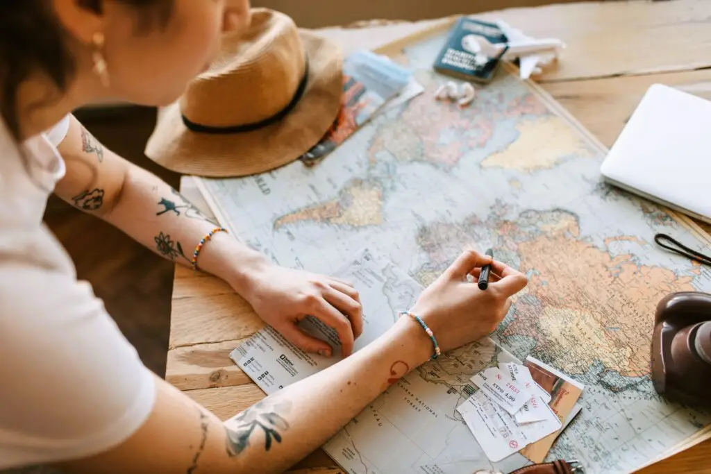 Travel planning with hotel reservation featured in dummy hotel booking